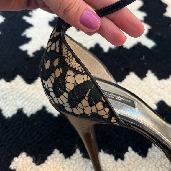 Dolce & Gabbana Lace Heels - Picture 3 of 7